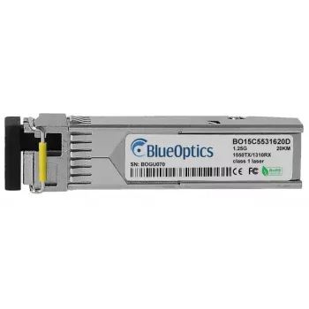 SFP-lähetin-vastaanotinmoduuli BlueOptics SFP-GIG-BB LX/LC EEC-BO kuitu 20000 m