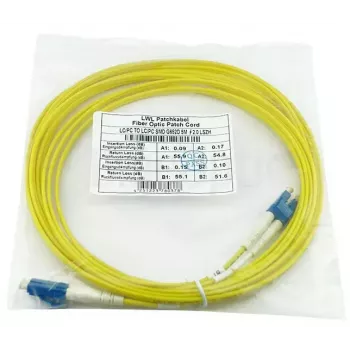 BlueOptics LRCABLE10M InfiniBand kuituoptinen kaapeli 10 m LC keltainen
