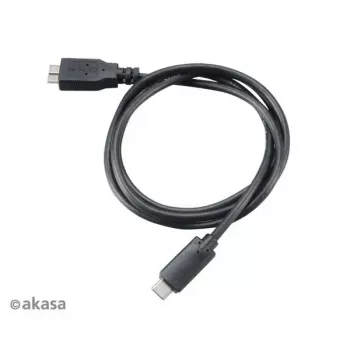 USB-kaapeli Akasa C/Micro-B 1m musta