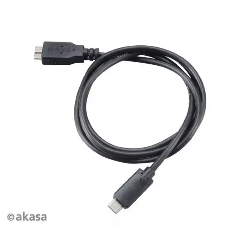 USB-kaapeli Akasa C/Micro-B 1m musta