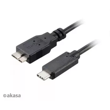 USB-kaapeli Akasa C/Micro-B 1m musta