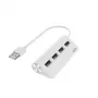 Hama 00200120 USB-keskitin USB 2.0 480 Mbit/s valkoinen