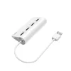 Hama 00200120 USB-keskitin USB 2.0 480 Mbit/s valkoinen
