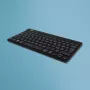 R-Go Tools ergonominen näppäimistö R-Go Compact Break, kompakti näppäimistö tauko-ohjelmistolla, QWERTY (IT), Bluetooth, musta