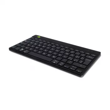 R-Go Tools ergonominen näppäimistö R-Go Compact Break, kompakti näppäimistö tauko-ohjelmistolla, QWERTY (IT), Bluetooth, musta
