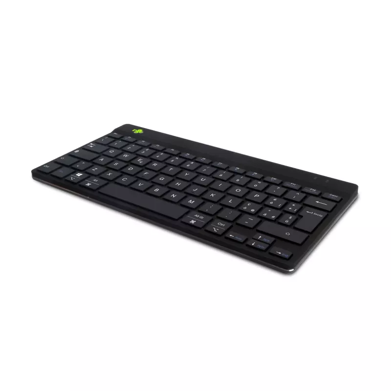 R-Go Tools ergonominen näppäimistö R-Go Compact Break, kompakti näppäimistö tauko-ohjelmistolla, QWERTY (IT), Bluetooth, musta