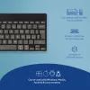 R-Go Tools ergonominen näppäimistö R-Go Compact Break, kompakti näppäimistö tauko-ohjelmistolla, QWERTY (IT), Bluetooth, musta