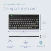 R-Go Tools ergonominen näppäimistö R-Go Compact Break, kompakti näppäimistö tauko-ohjelmistolla, QWERTY (IT), Bluetooth, musta