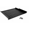 Equip EZFS-19-1-60-B kiinteä hylly 19 tuumaa 1U 60 cm, musta