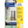 Itseliimautuva tarra Avery LR4760-10 suorakaide pysyvä valkoinen