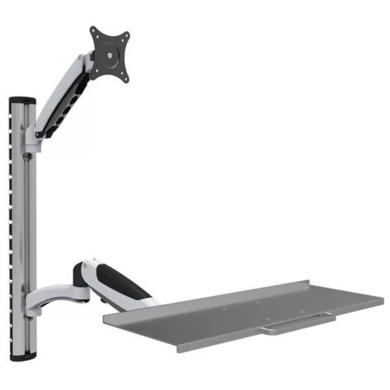 Techly ICA-PLW 02 monitoriteline / jalusta 68,6 cm (27 inch) seinä hopea