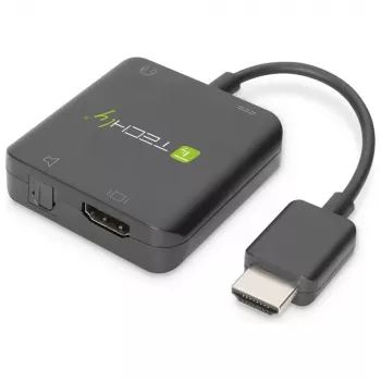 Techly HDMI-äänenerotin stereo/ääni 5.1 kanavaa 4K 3D IDATA HDMI-VGA8