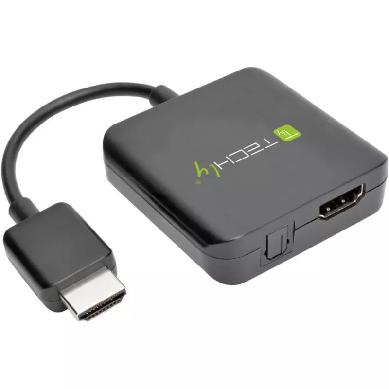 Techly HDMI-äänenerotin stereo/ääni 5.1 kanavaa 4K 3D IDATA HDMI-VGA8