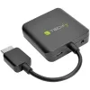 Techly HDMI-äänenerotin stereo/ääni 5.1 kanavaa 4K 3D IDATA HDMI-VGA8