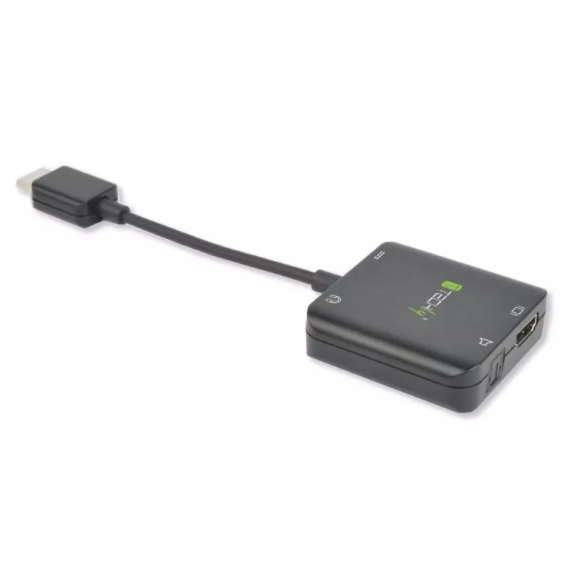 Techly HDMI-äänenerotin stereo/ääni 5.1 kanavaa 4K 3D IDATA HDMI-VGA8