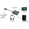 Techly HDMI-äänenerotin stereo/ääni 5.1 kanavaa 4K 3D IDATA HDMI-VGA8