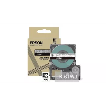 Tarrat nauha Epson LK-6TWJ läpinäkyvä valkoinen lämpösiirto 2,4 cm