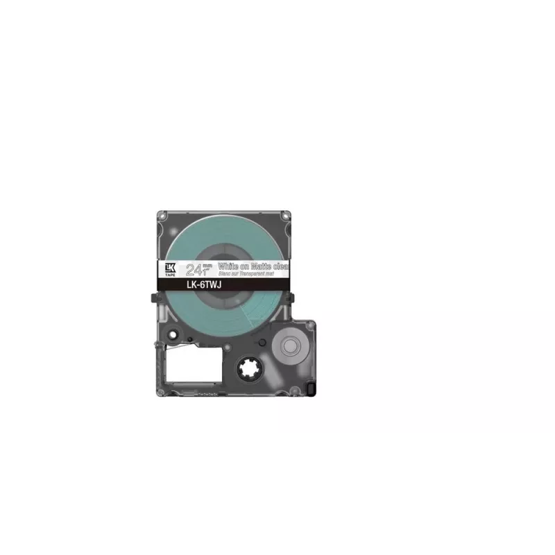 Tarrat nauha Epson LK-6TWJ läpinäkyvä valkoinen lämpösiirto 2,4 cm
