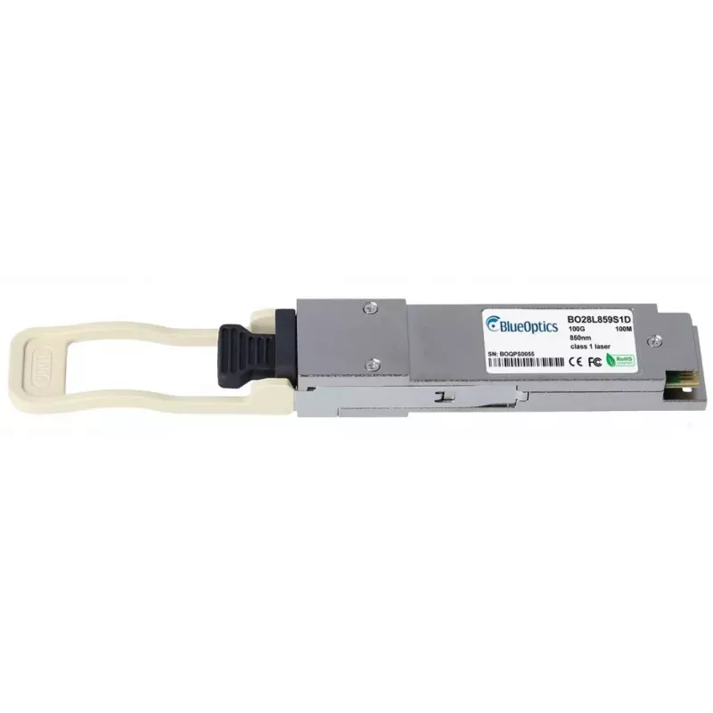 Kuituoptinen lähetin-vastaanotinmoduuli BlueOptics AOM-MMA1B00-C100D-MLN-BO QSFP28 100m