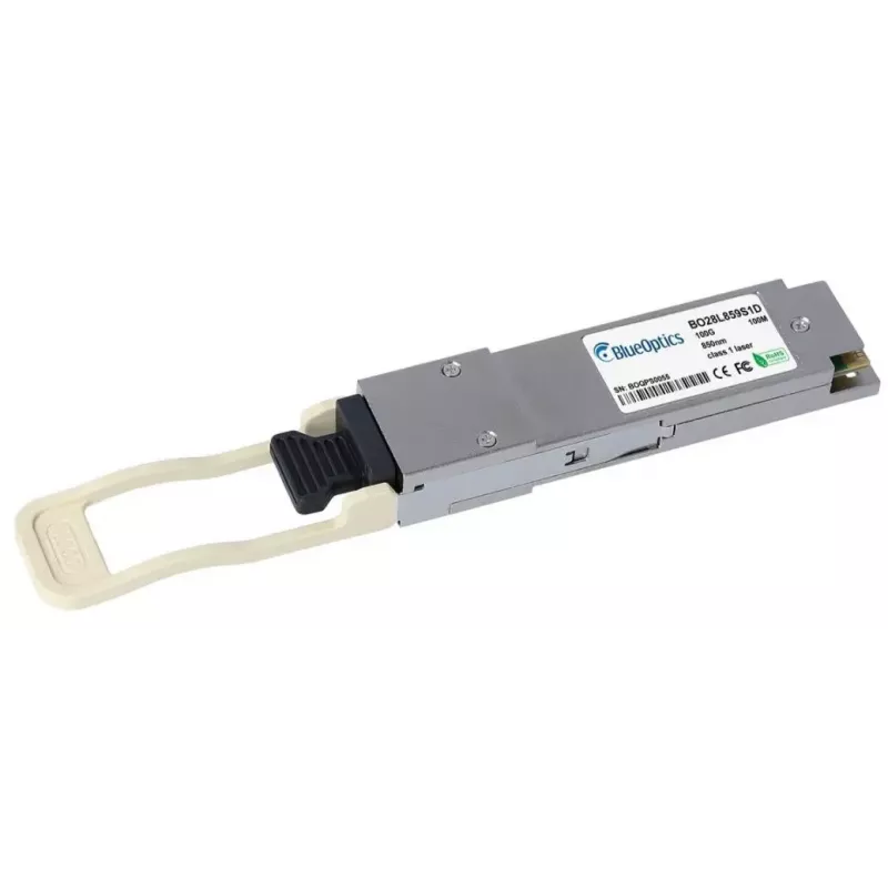 Kuituoptinen lähetin-vastaanotinmoduuli BlueOptics AOM-MMA1B00-C100D-MLN-BO QSFP28 100m