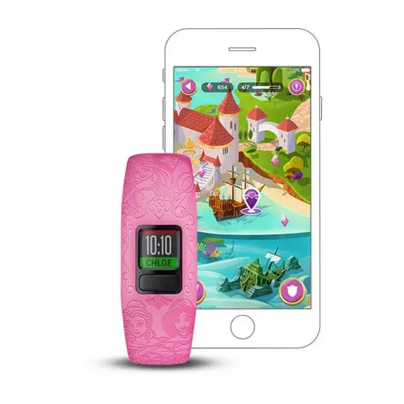 ranneke-aktiivisuusmittari Garmin Vivofit Jr.2 pinkki MIP-näyttö 88x88