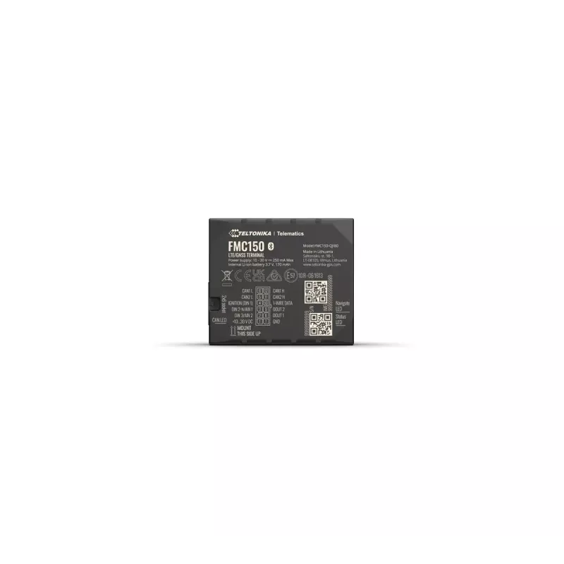 GPS-paikannin Teltonika FMC150 auto musta 0,128 GB akku 6 h