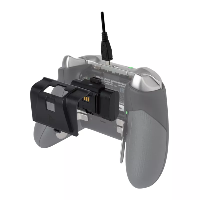 PDP Gaming Play & Charge -sarja, Xbox One, peliohjaimen akku, musta, polykarbonaatti, 3 m, Microsoft