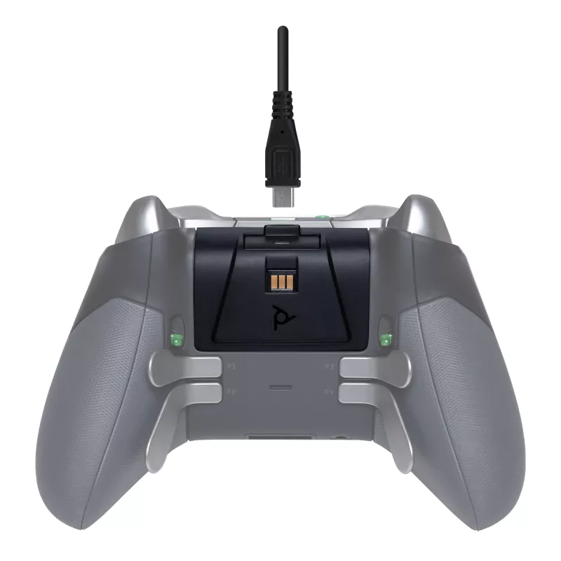 PDP Gaming Play & Charge -sarja, Xbox One, peliohjaimen akku, musta, polykarbonaatti, 3 m, Microsoft