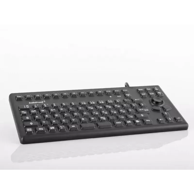 Näppäimistö GETT TKG-086-MB-IP68-musta teollinen USB QWERTZ saksa