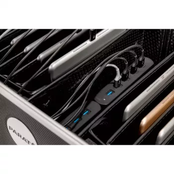 Latauskotelo Parat PARAPROJECT Case TC20 tablet musta