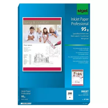 Tulostinpaperi A4 Sigel IP288 matta 200 arkkia valkoinen