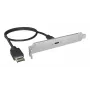 ICY BOX USB Type-C takapaneeli sisäisellä USB Type-E liitännällä
