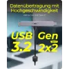 ICY BOX USB Type-C takapaneeli sisäisellä USB Type-E liitännällä
