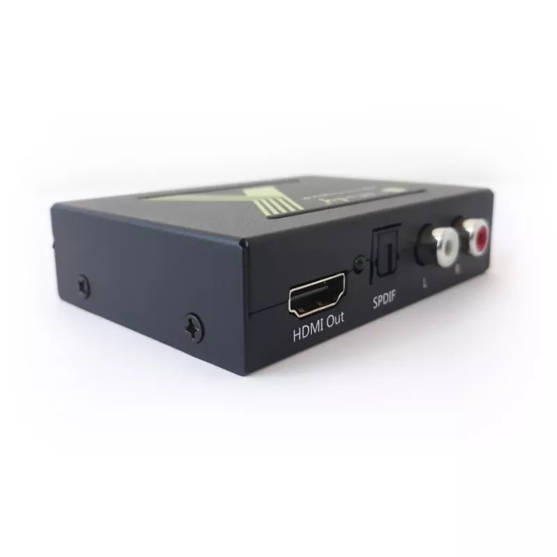 Techly -äänierotin HDMI SPDIF + RCA R/L IDATA HDMI-EA, 5 V, 77 mm, 64 mm, 23 mm, 351 g