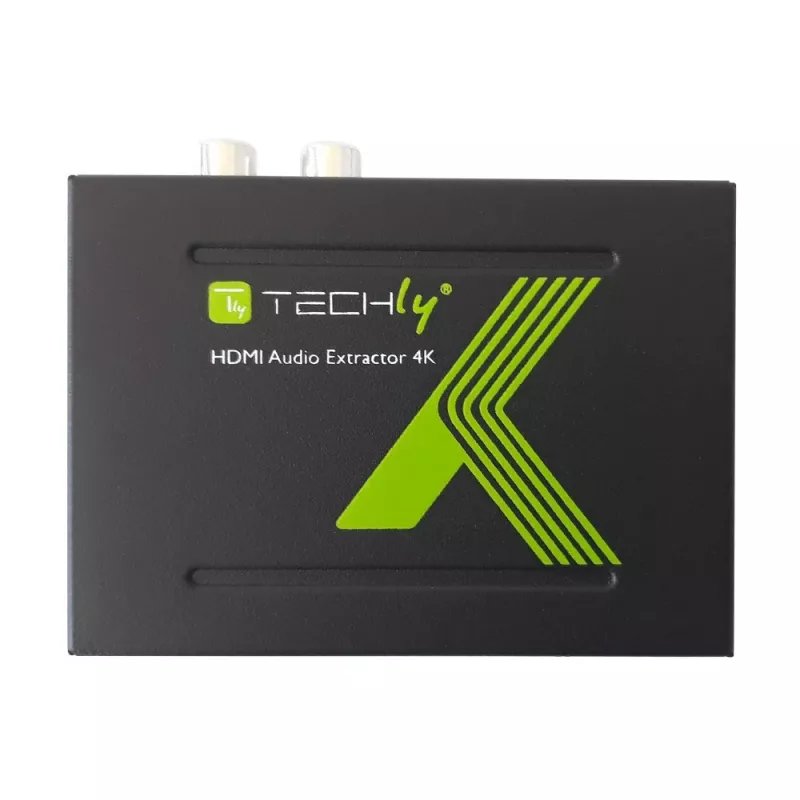 Techly -äänierotin HDMI SPDIF + RCA R/L IDATA HDMI-EA, 5 V, 77 mm, 64 mm, 23 mm, 351 g