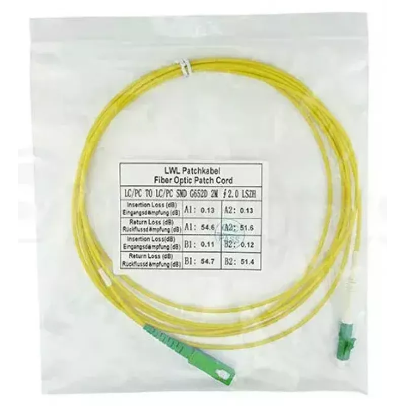 BlueOptics SFP2122BU5MM InfiniBand kuitukaapeli 5 m LC SC keltainen