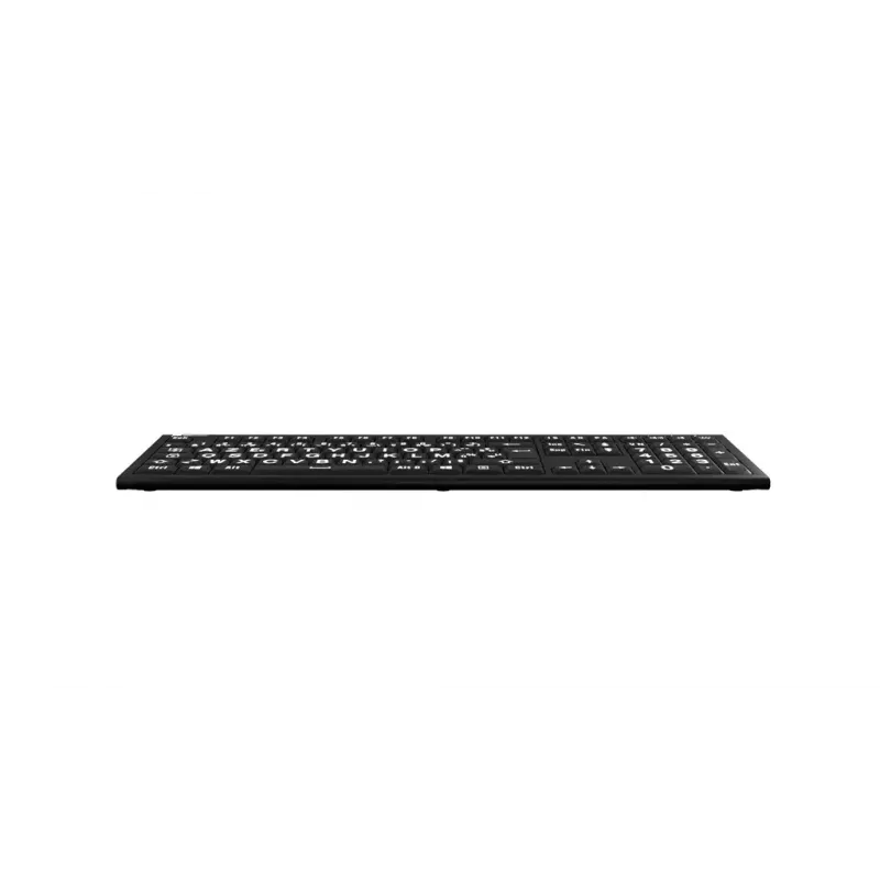 Näppäimistö Logickeyboard LKB-LPWB-A2PC-FR universaali USB AZERTY ranska musta