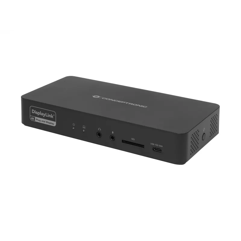 Conceptronic DONN31B 17-in-1 DisplayLink-telakka USB 3.2 Gen 2