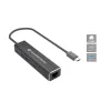 Conceptronic ABBY14B 2.5G Ethernet USB 3.2 Gen 1 -adapteri USB-keskittimellä, 2.5GbE, USB-A x 2, USB-C x 2