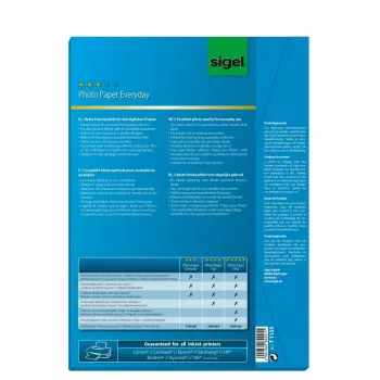 Valokuvapaperi A4 Sigel T1155 korkeakiilto