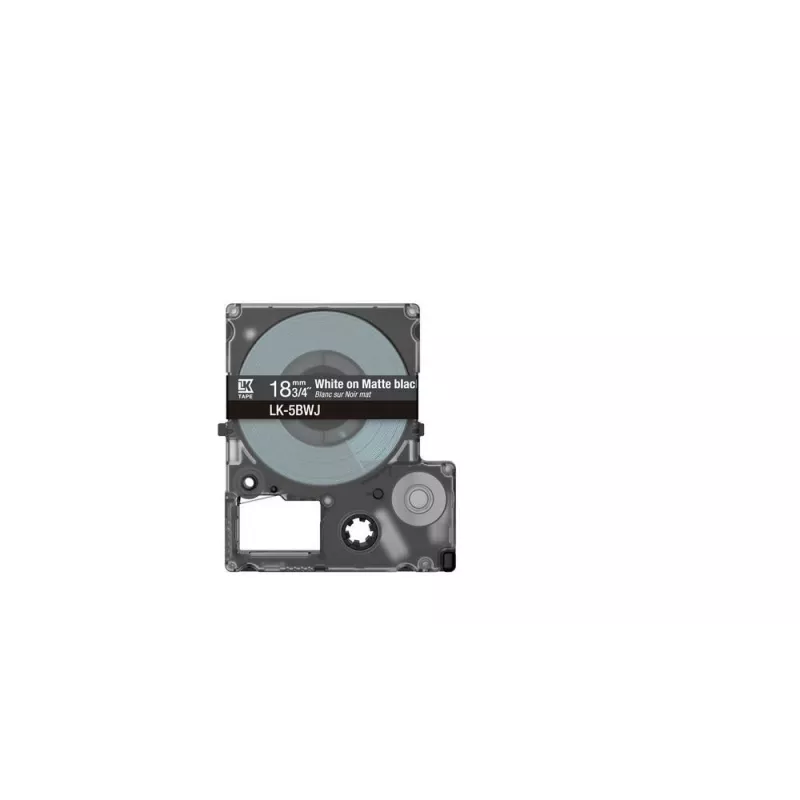 Tarranauha Epson LK-5BWJ musta valkoinen lämpösiirto 1,8 cm