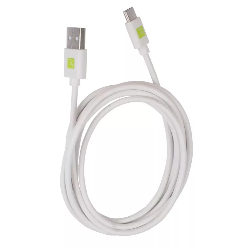 Techly ICOC MUSB20-CMAM20TW USB-kaapeli USB 2.0 2 m USB A USB C valkoinen