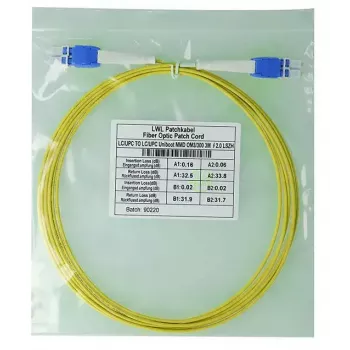 BlueOptics SFP8181BU5MK InfiniBand kuituoptinen kaapeli 5m LC keltainen
