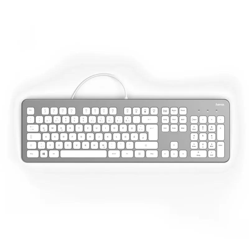 Hama KC-700 näppäimistö, USB, QWERTZ saksa, musta (00182651)