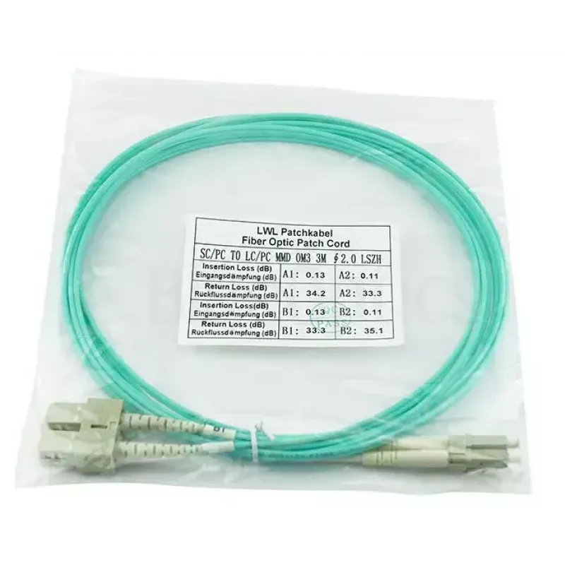 BlueOptics 221691-B22-BO LC/SC multimode-valokuitupatchkaapeli, 5 m