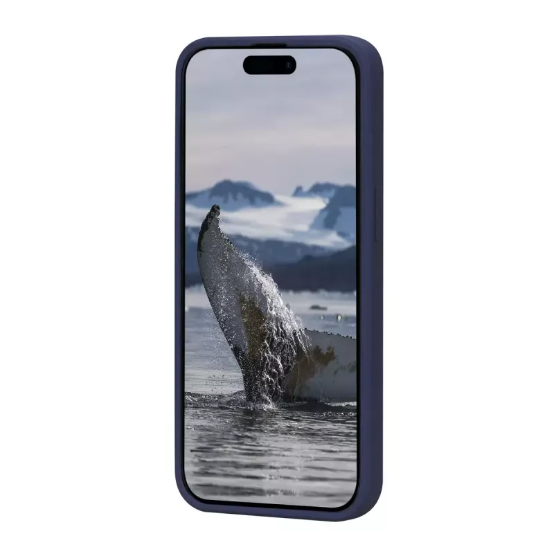 Suojakotelo dbramante1928 Greenland iPhone 15 Pacific Blue monokromaattinen