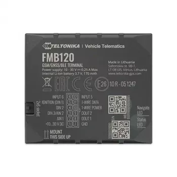 Teltonika FMB120 auto musta pölysuojattu GPS-paikannin