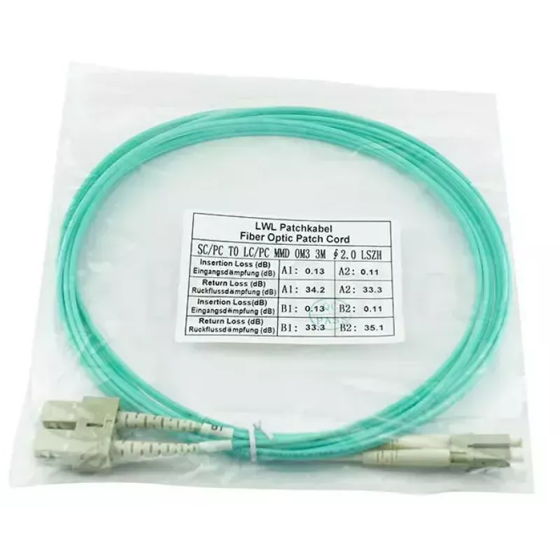 BlueOptics SFP3132EU3MK InfiniBand-kuitu-kaapeli 3 m LC SC aqua