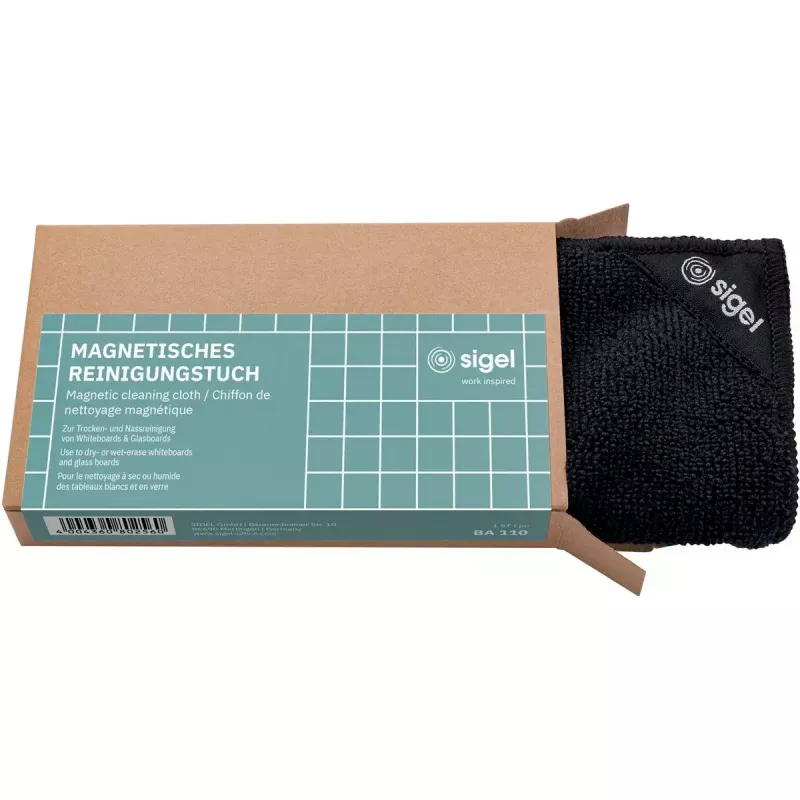 Sigel BA110 mikrokuituliina lasitauluille, musta