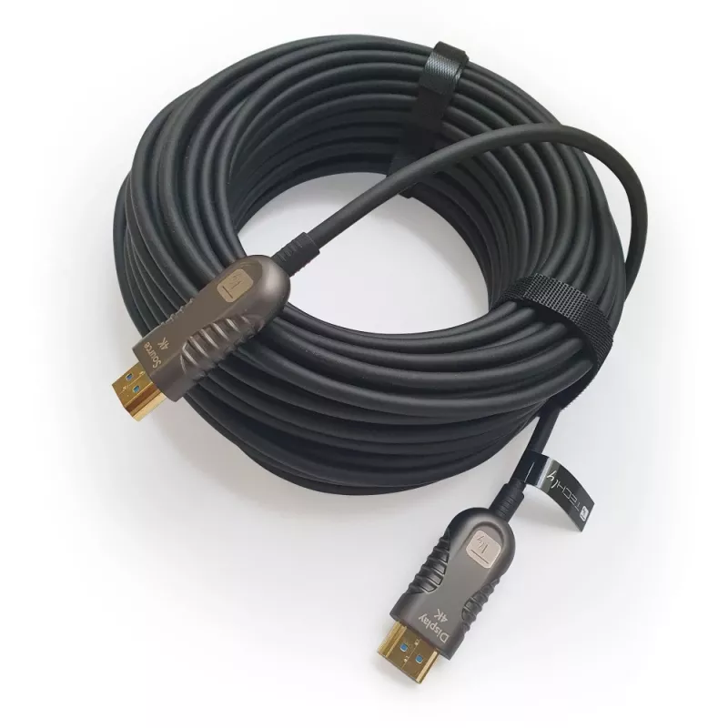 Techly ICOC HDMI-HY2-020 HDMI-kaapeli 20 m HDMI Type-A (Standard) musta